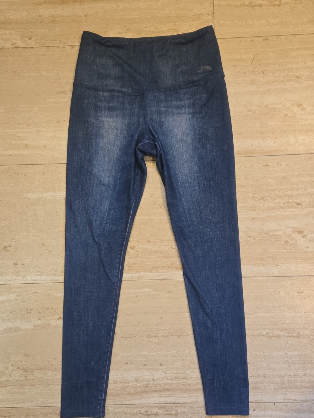 The North Face Flash Dry Denim Blue High-Waist Performance Leggings